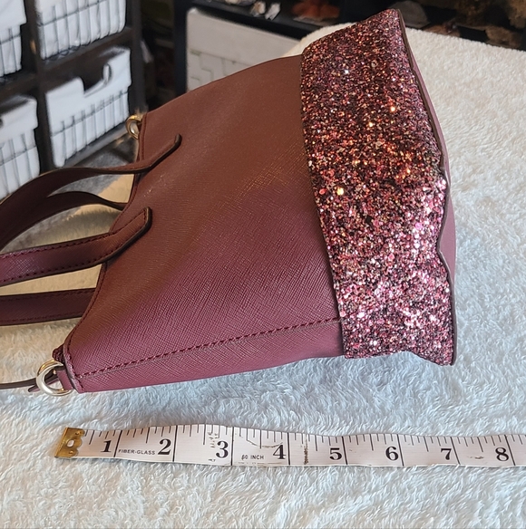 Kate Spade New York Greta Court Glitter Small Satchel Crossbody - Picture 8 of 11